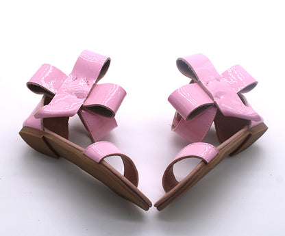 Natalie Patent Leather Bow Sandal