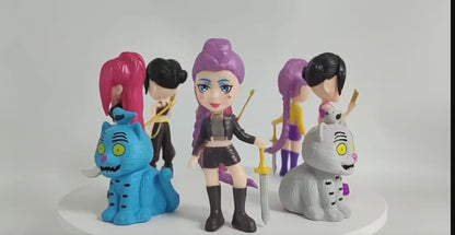 Kpop demon hunter figurines