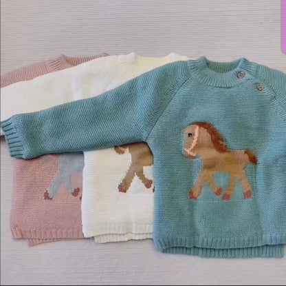 Horse Sweater - fleece lined