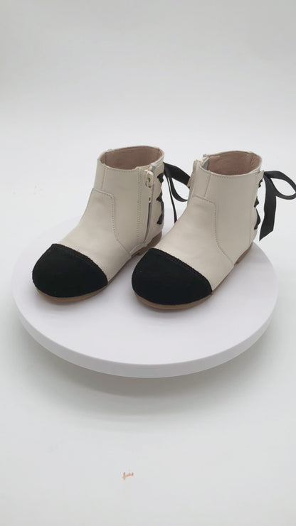 Marie ribbon ankle boot