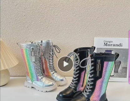 Iridiana Rainbow boots