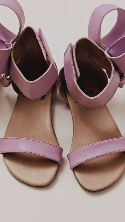 Natalie Patent Leather Bow Sandal