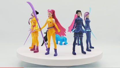 Kpop demon hunter figurines