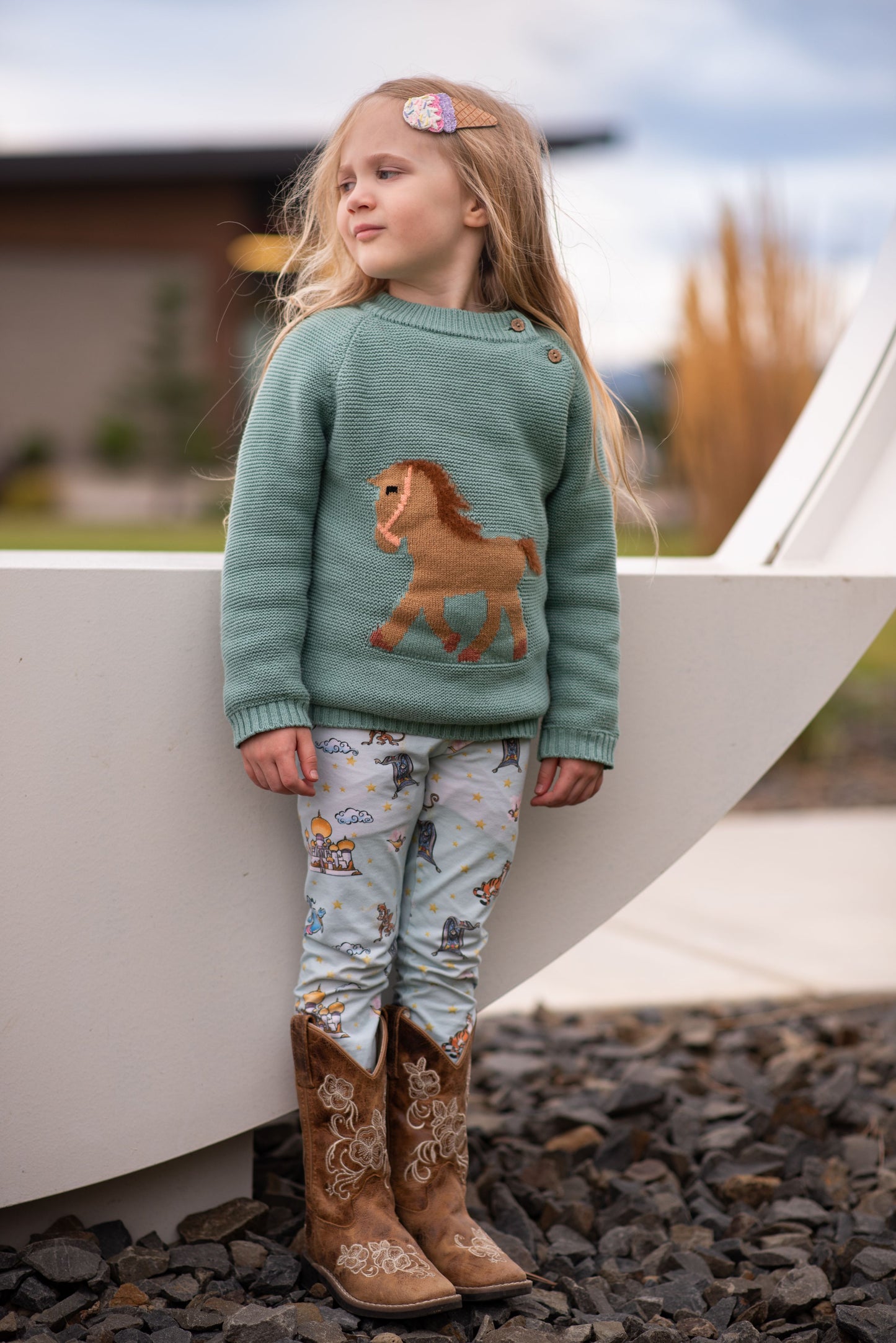 Horse Sweater - fleece lined