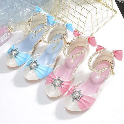 Pretty Pearl princess shoes with heels