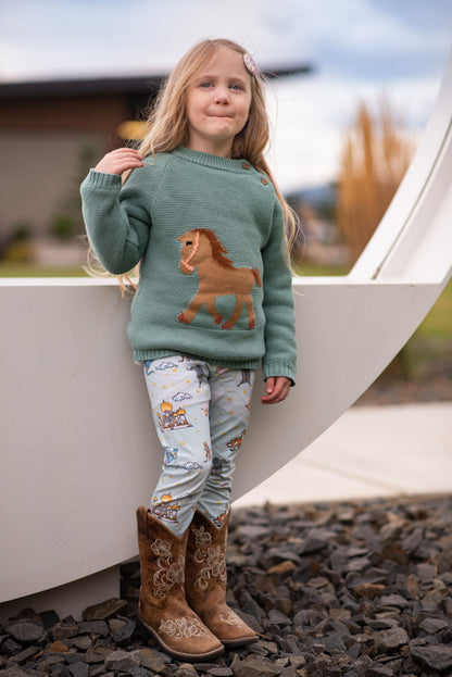 Horse Sweater - fleece lined