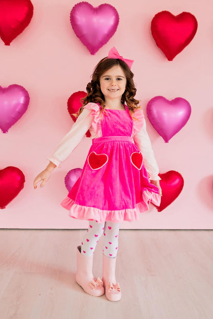 Two tone Heart tights