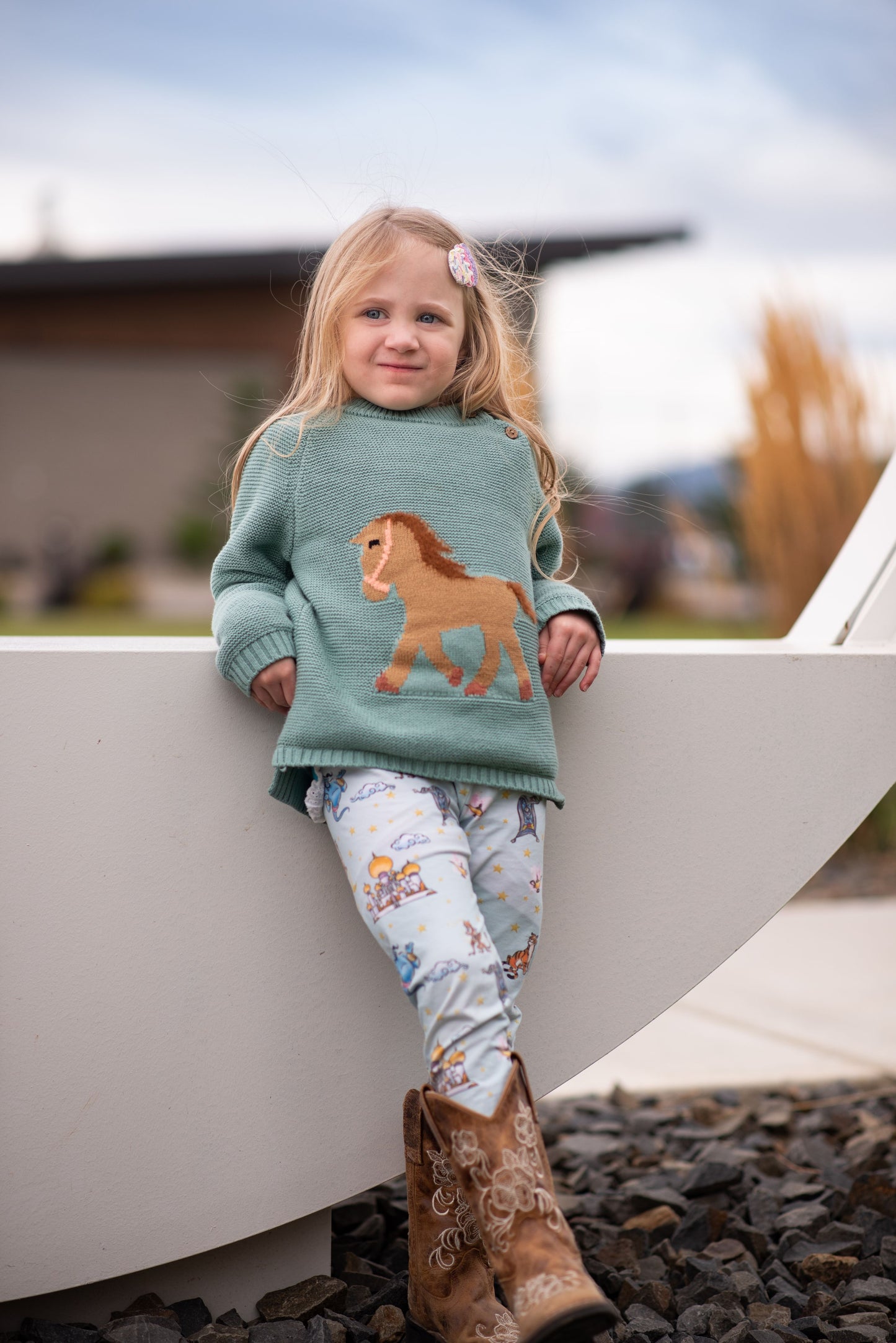 Horse Sweater - fleece lined