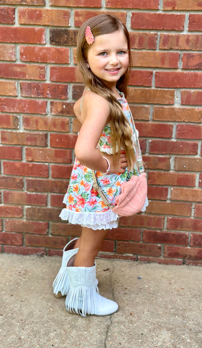Jolene Fringe Leather Cowgirl Boots - runs narrow, size up!