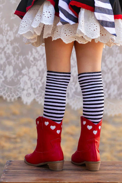 Amorita Heart Embroidered Western boots