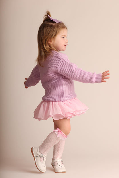 Butterfly Lace Knee high Sock