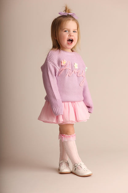 Butterfly Lace Knee high Sock
