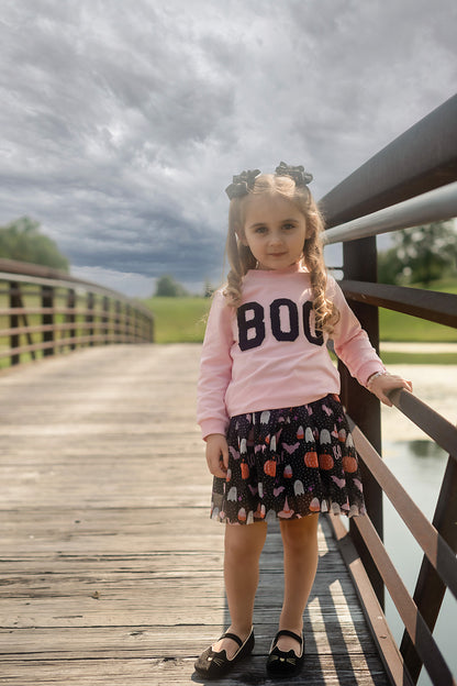 Boo Sweatshirt and tulle skirt set