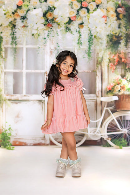 Bunny Lace Double Ruffle Socks RTS