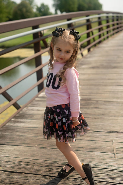 Boo Sweatshirt and tulle skirt set