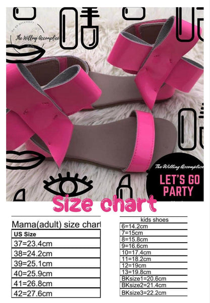 Let's Go Party Barbie Pink Bow Sandals