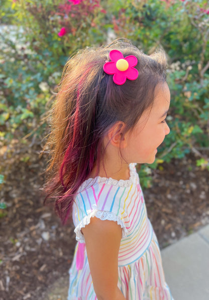 Flower Power hair clips