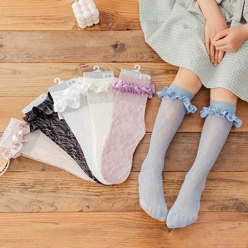 Ruffle Lace stockings