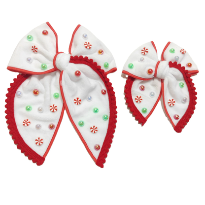 Christmas fable hair bows