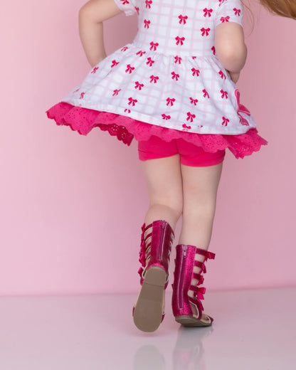 JoJo Bow Glitter Gladiators - new colors ready to ship