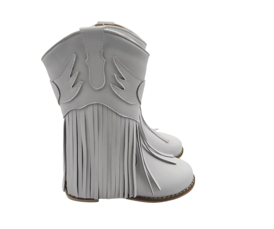 Jolene Fringe Leather Cowgirl Boots NEW STYLE