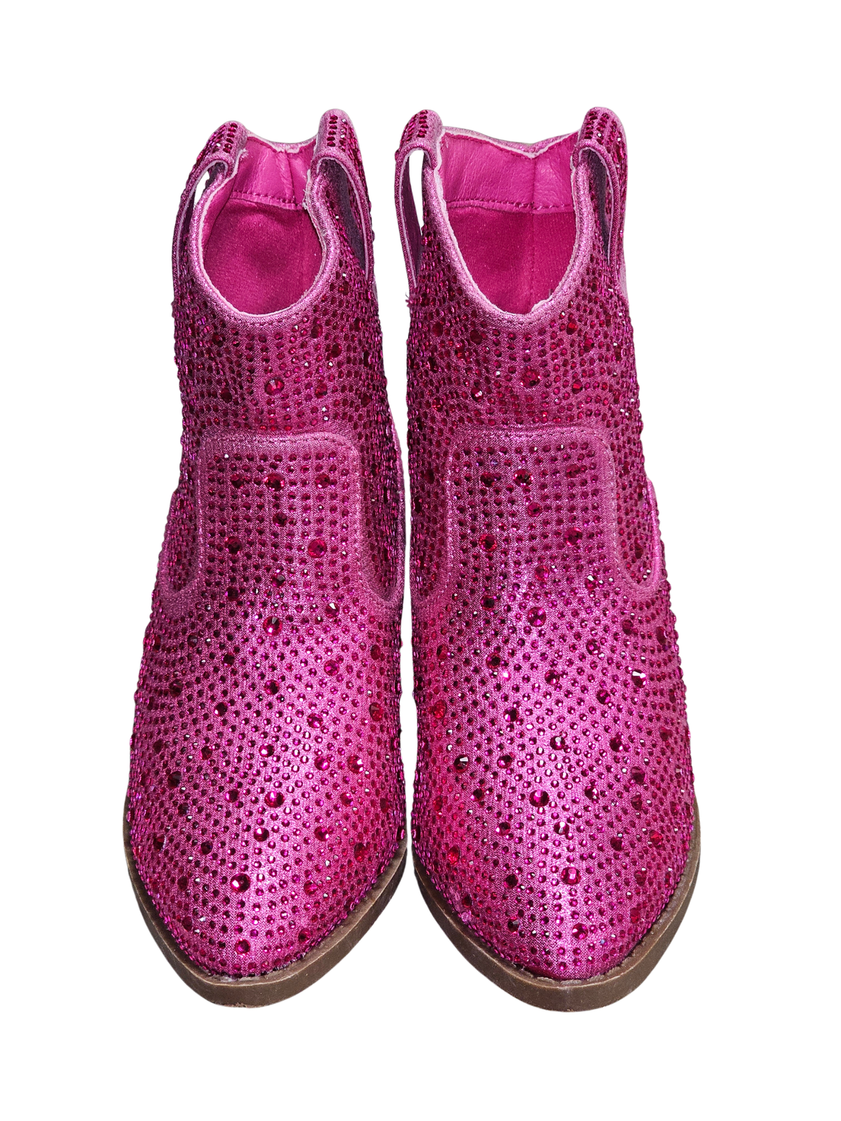 Hot Pink Outlaw Sparkle Boots RTS