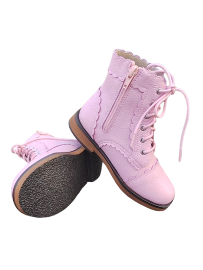 Lyanna heirloom scalloped boots pre-order
