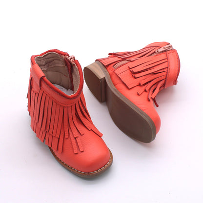Clementine Fringe cowboy booties (glitter and solid)