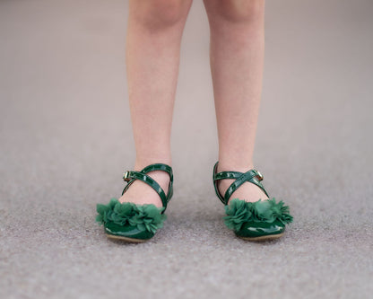 Evergreen petals strappy heels pre-order