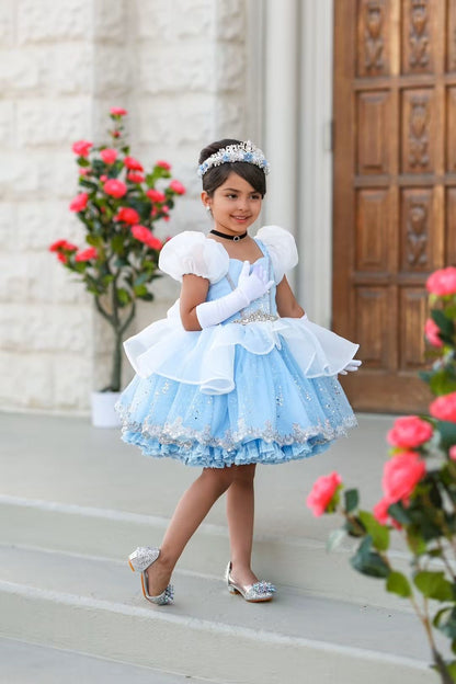 Glass slipper princess shoes