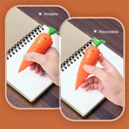 Police bunny carrot voice recorder pen