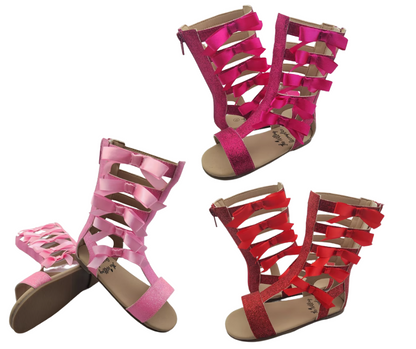 JoJo Bow Glitter Gladiators - new colors ready to ship