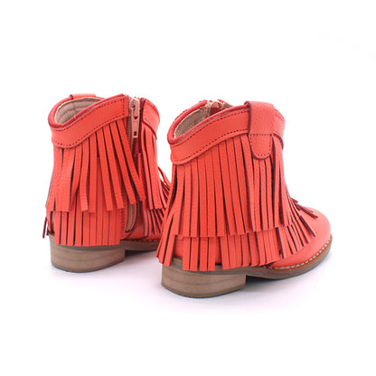 Clementine Fringe cowboy booties (glitter and solid)