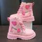 Heart Combat boots
