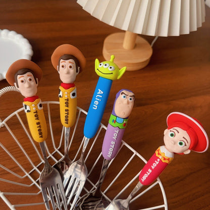 Toy silverware sets - Woody buzz Jesse alien