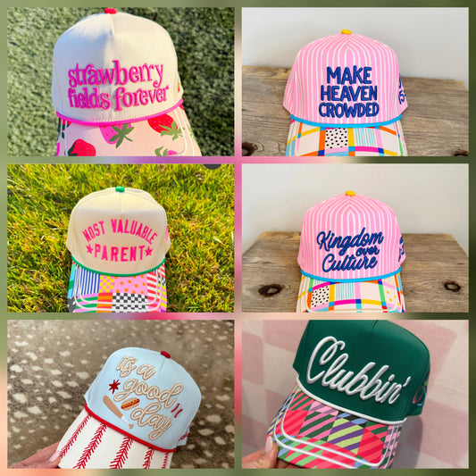 Poppy & Pine hats