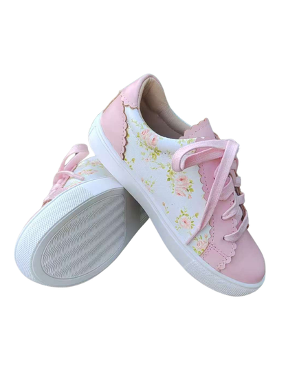 Blushing Blooms Sneakers