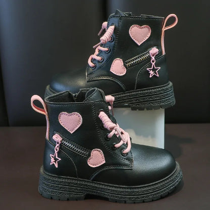 Heart Combat boots