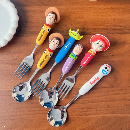 Toy silverware sets - Woody buzz Jesse alien