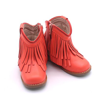 Clementine Fringe cowboy booties (glitter and solid)