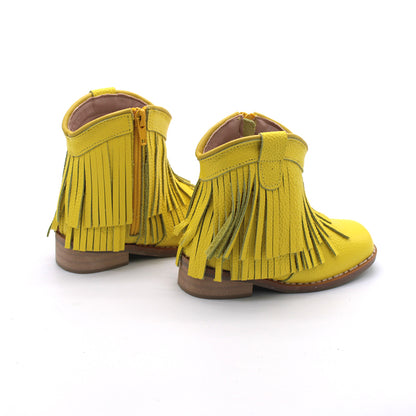 Clementine Fringe cowboy booties (glitter and solid)