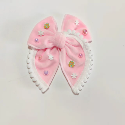 Christmas fable hair bows