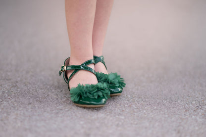Evergreen petals strappy heels pre-order