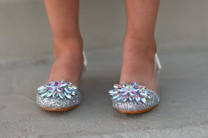 Glass slipper princess shoes