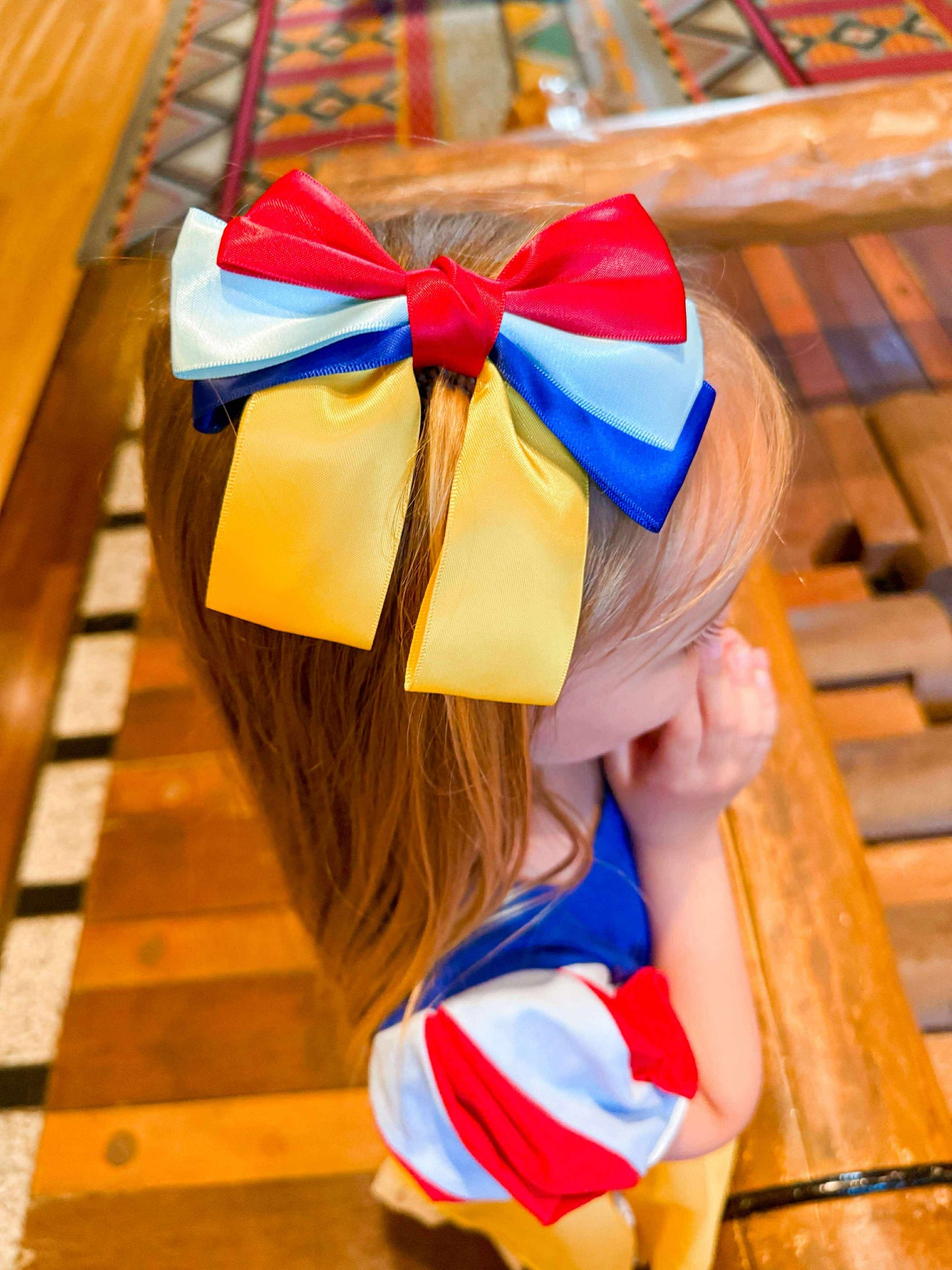 Snow White hair bow