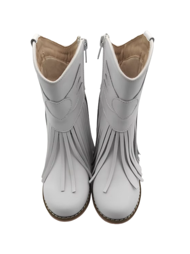 Jolene Fringe Leather Cowgirl Boots NEW STYLE