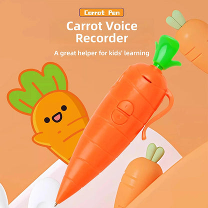 Police bunny carrot voice recorder pen