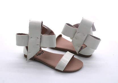 Natalie Patent Leather Bow Sandal