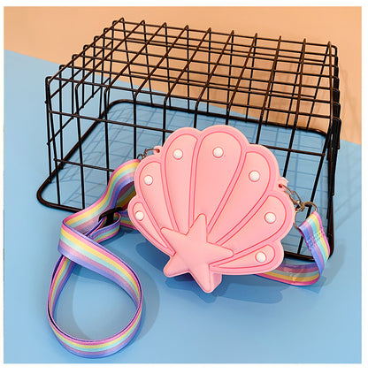 Thingamabobs mermaid Seashell Bag