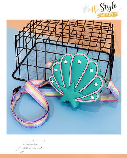 Thingamabobs mermaid Seashell Bag